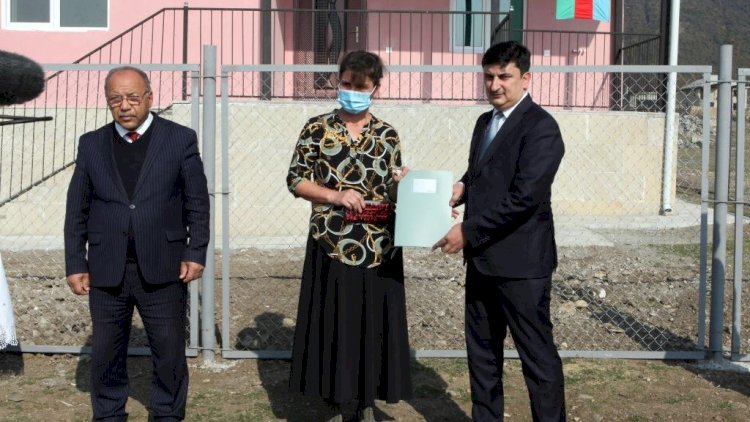    Şəhid ailələri və müharibə əlillərinə yeni evlər verilib   