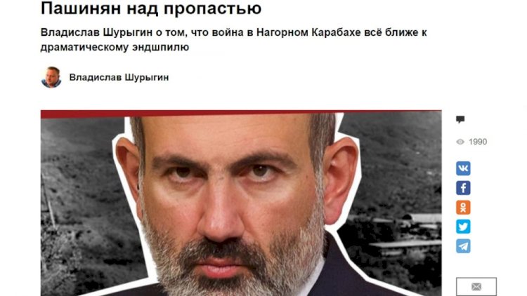    “Paşinyan uçurum üzərindədir“ - Rusiyalı hərbi ekspert   