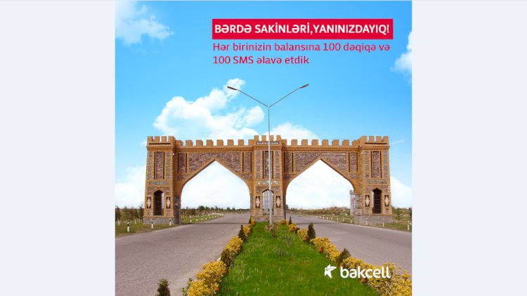    Bakcell Bərdə sakinlərinə dəstək göstərib   