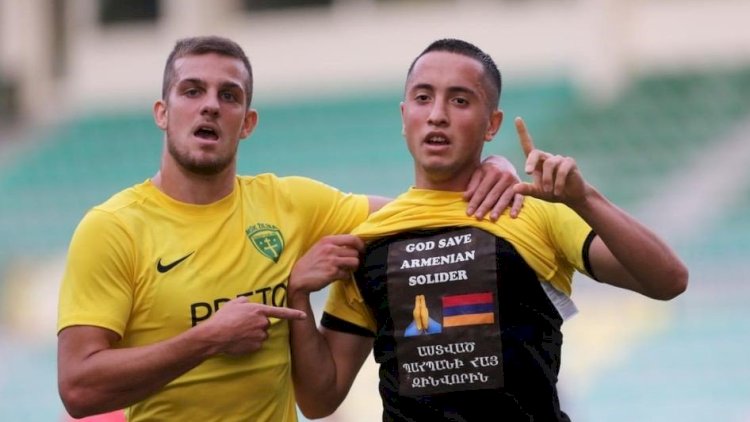    Erməni futbolçuya xəbərdarlıq edildi   