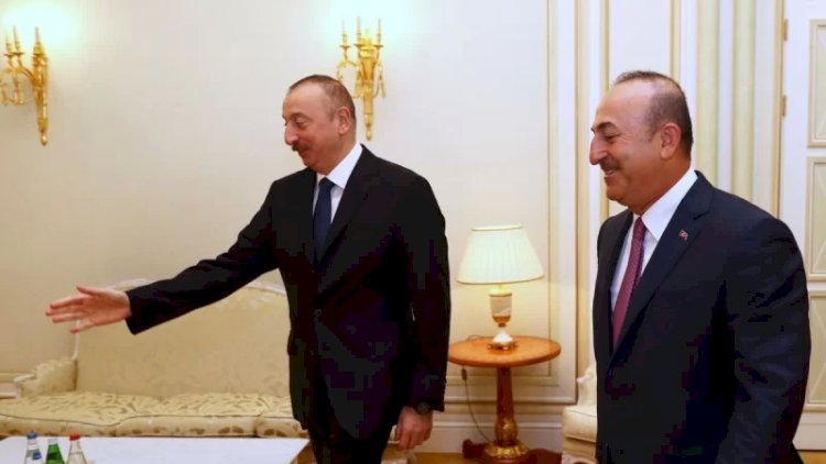    Cavuşoğlu İlham Əliyevlə görüşü barədə paylaşım etdi   - Foto