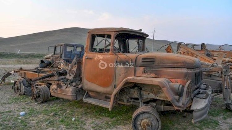    Düşmənin məhv edilmiş hərbi texnikaları   - FOTOREPORTAJ