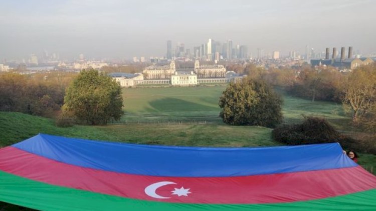    Londonda Şuşanın azad olunması şərəfinə aksiya keçirildi - Fotolar   