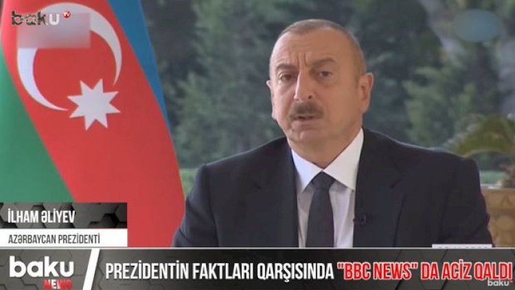    İlham Əliyevin faktları qarşısında “BBC News” aciz qaldı - Video   