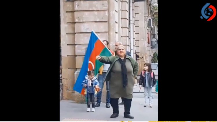    Yaşlı qadının qələbə sevinci -   Video