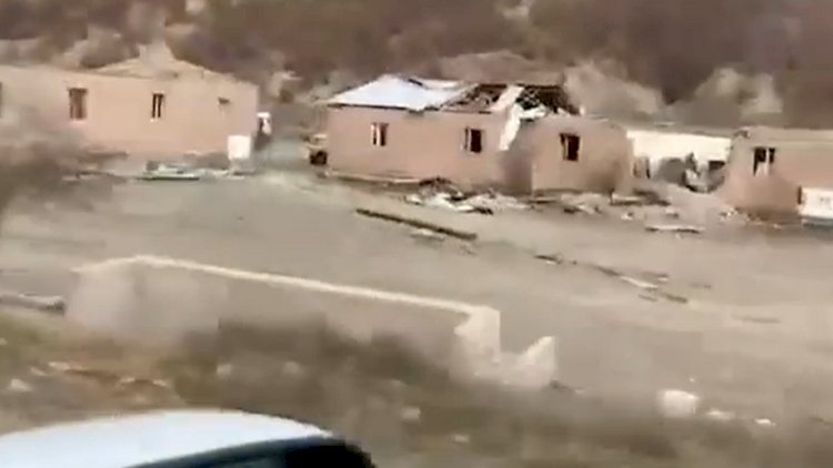    Ermənilər Kəlbəcərdə hərbi hissələrini dağıtdı - Video   