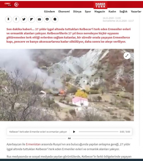 Erməni vandalizmi xarici mediada -  Fotolar