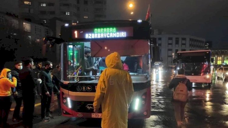    BNA hava şəraiti ilə bağlı sürücülərə müraciət etdi - Fotolar   