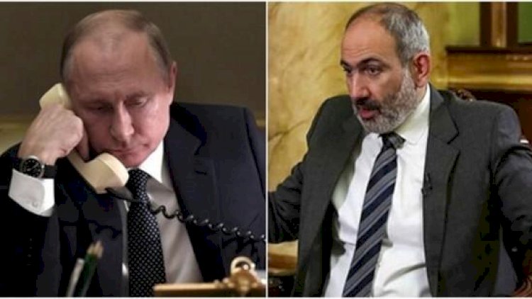    Ermənilərin yeni oyunu - Paşinyan Putinə şikayətləndi   