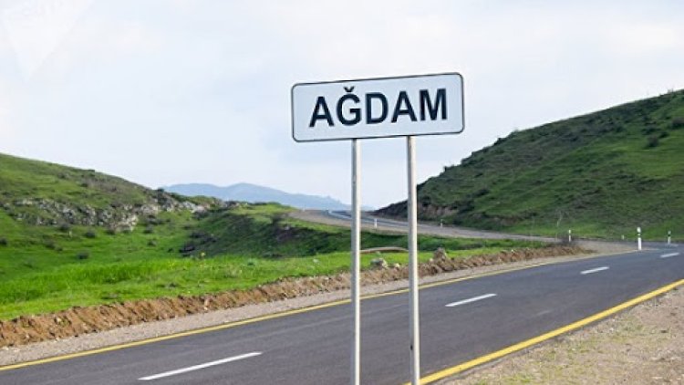    Ağdama gedən yol açıldı   - Video