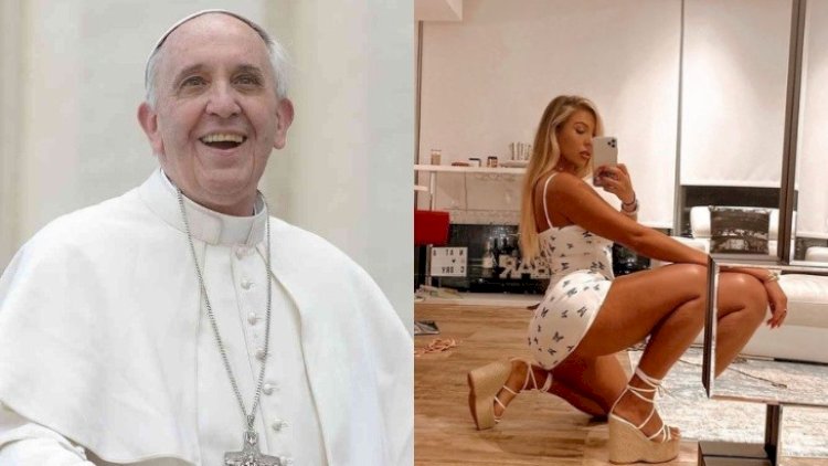    Papa modelin qısa ətəkdə olan şəklini bəyəndı   - Biabır oldu