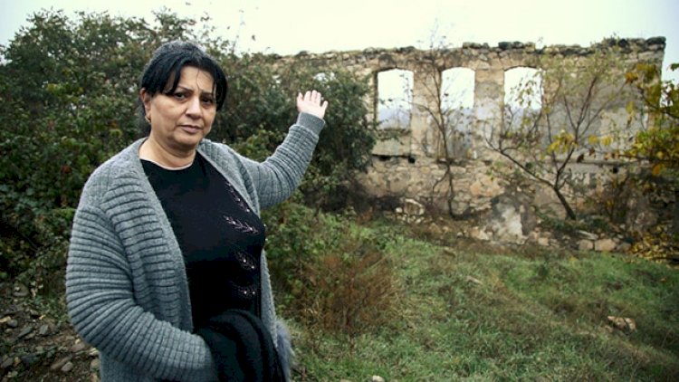    Füzuli sakinləri ermənilərin viran qoyduğu evlərində   - Fotolar