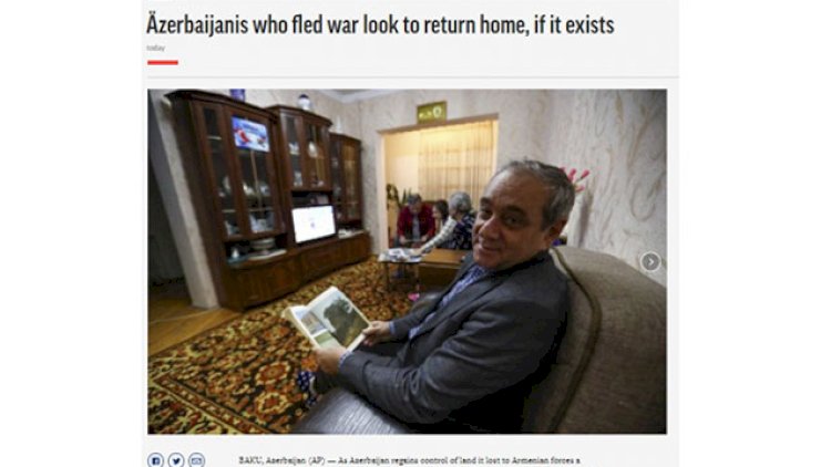    “Associated Press” azərbaycanlı köçkünlərin evlərinə qayıtmaq arzularından yazdı   