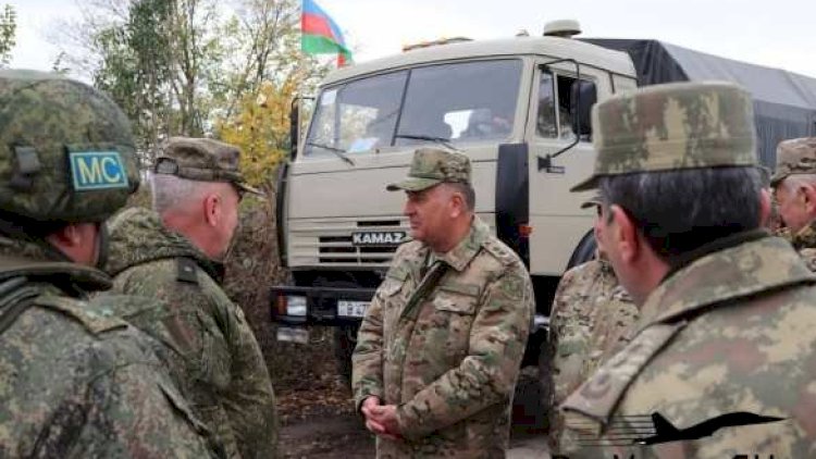    Rus hərbçilər Ağdamdan çıxdı - Fotolar   