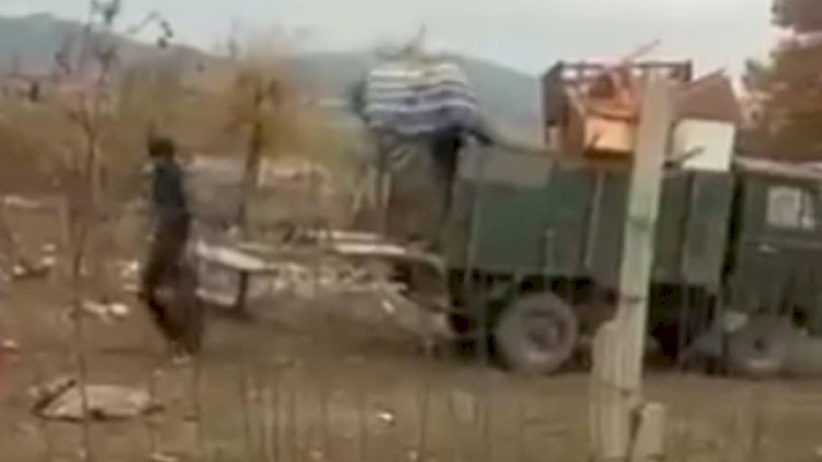    Sonuncu erməni ailəsi Ağdamdan belə yola salındı   - Video