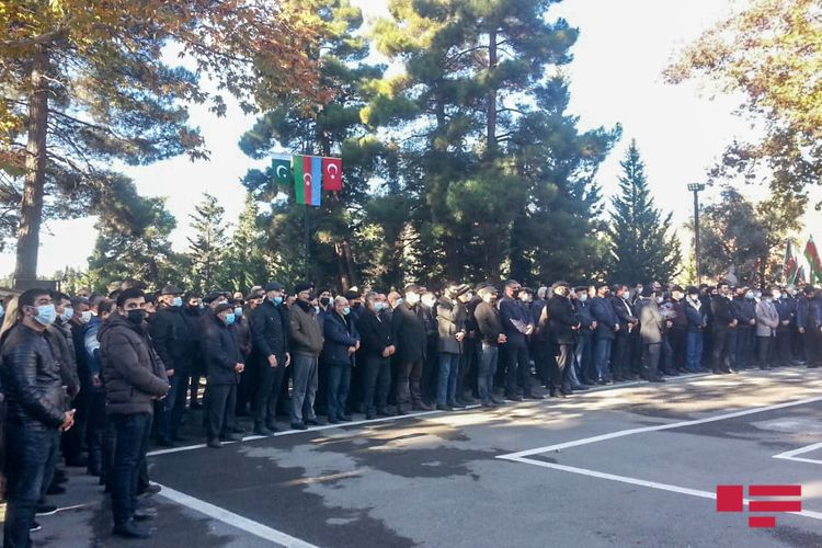 Polkovnik Babək Səmidlinin dəfn mərasimi keçirilir -  Fotolar