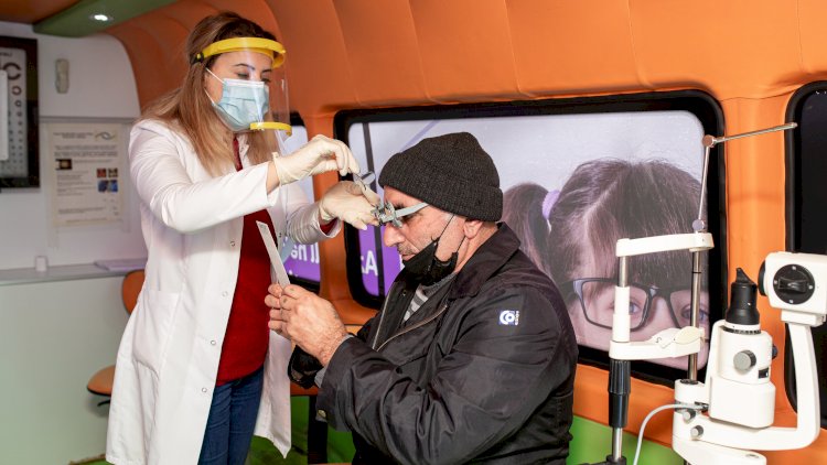    Məcburi köçkünlər optometrik müayinədən keçirilib   