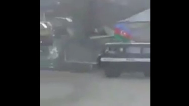    Azərbaycan ordusu Kəlbəcərə yola düşdü - Video   