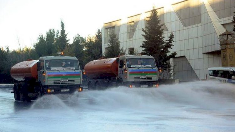    Bakıda 550 küçə dezinfeksiya edilib   - Fotolar