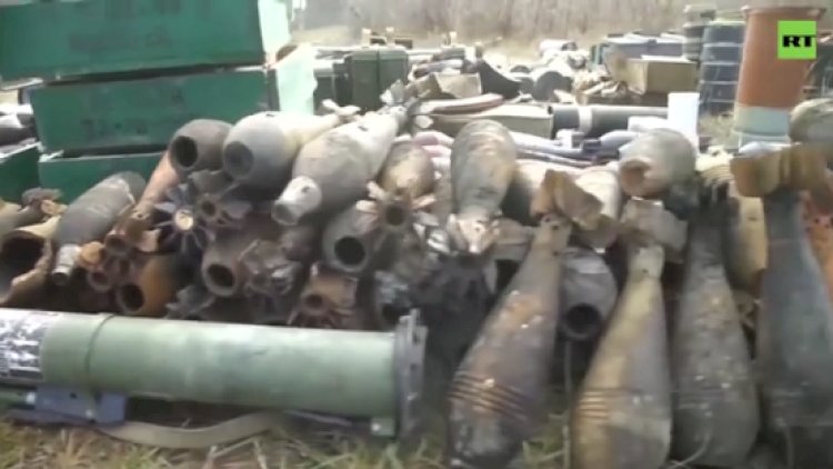    Ruslar Şuşanın ətrafını mina və sursat qalıqlarından təmizləyir -   Video