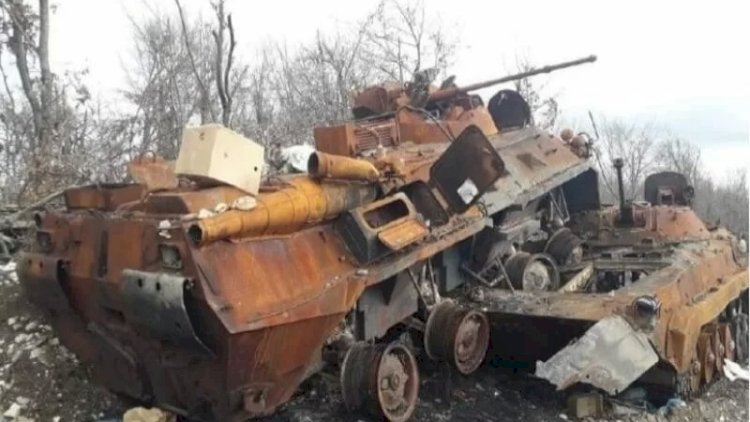    Əsgərimiz BTR ilə düşmənin döyüş maşınını bu hala saldı   - Foto