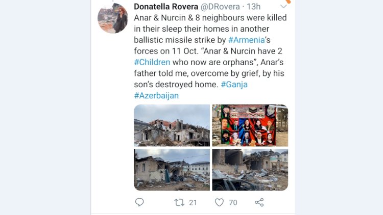    Donatella Rovera ermənilərin Azərbaycana qarşı vəhşiliyindən yazıb -   Fotolar