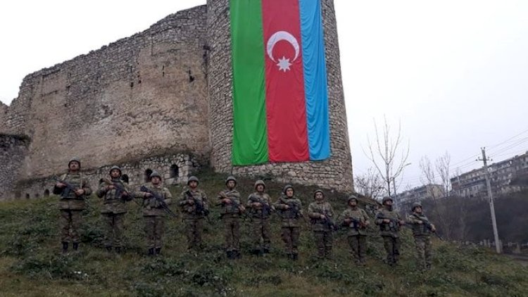    Şuşa qalasında şəhidlərin xatirəsi anıldı   - Foto