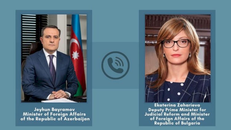    Ceyhun Bayramov bolqar həmkarı ilə telefonla danışıb   