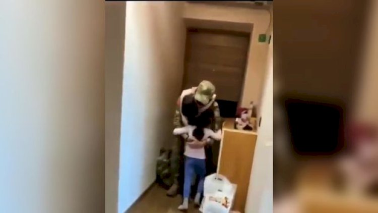    Müharibədən dönən qazimizin övladları ilə görüş anı - Video   