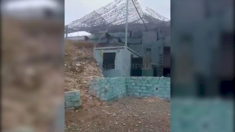    Erməni silahlı qüvvələrinin gizləndiyi beton sığınacaq - Video   