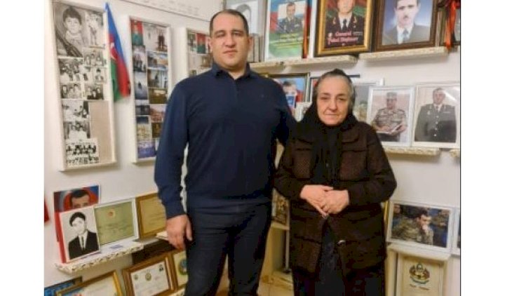    İlham Zəkiyev Polad Həşimovun anasını ziyarət etdi - Foto   