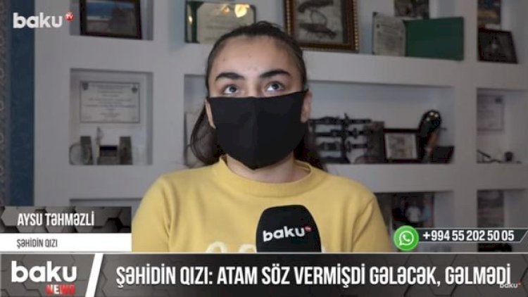    Şəhid polkovnik-leytenantın qızı: “Atam söz vermişdi ki, gələcək, gəlmədi” - Video   