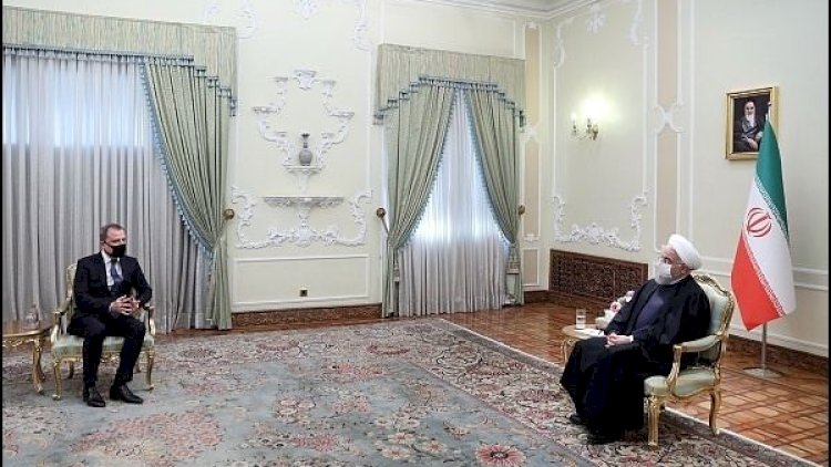    Ceyhun Bayramov İran prezidenti ilə görüşüb -   Foto