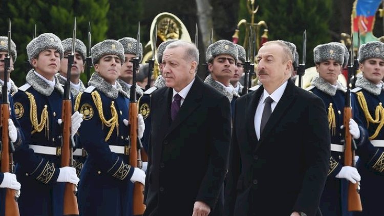    Ərdoğanın rəsmi qarşılanma mərasimi olub   