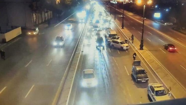    Bakıda qəza sıxlığa səbəb oldu - Foto   