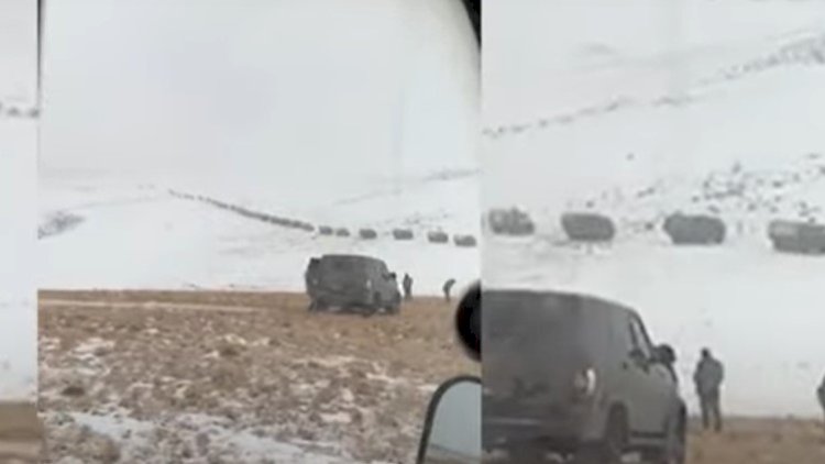    Erməniləri qorxudan görüntü: Ordumuz hərbi hissə qurur - Video   