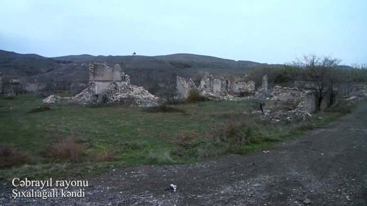    Cəbrayıl rayonunun Şıxalıağalı kəndindən görüntülər -   Video