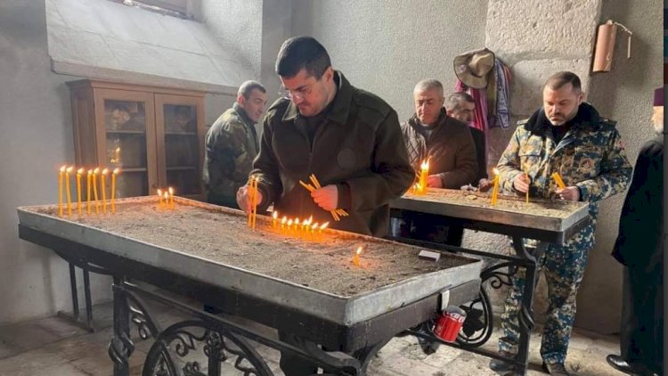    Arayik Harutunyan Xocavəndə gəlib – Foto   