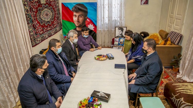    Şəhid ailəsi sosial dəstək tədbirləri ilə təmin olundu -   Foto