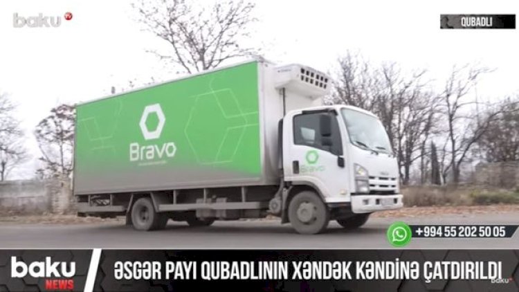    Əsgər payı Qubadlının Xəndək kəndinə çatdırıldı - Video   