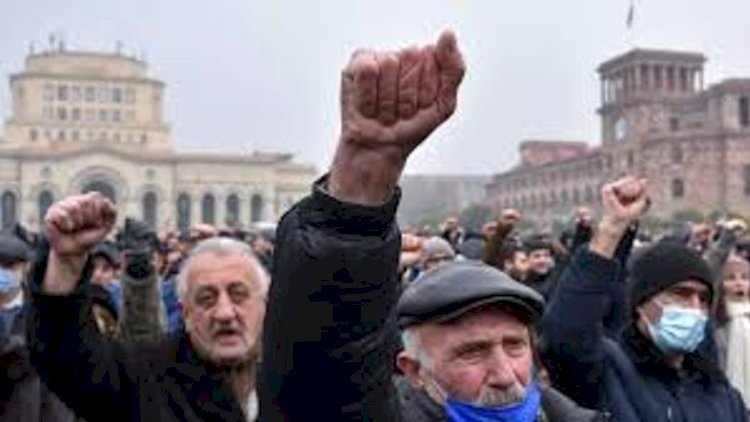    Paşinyan əlehdarları yenidən İrəvanın mərkəzinə toplaşır   
