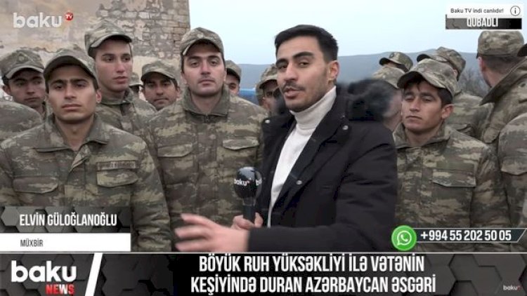    Vətənin keşiyində duran Azərbaycan əsgəri - VİDEO   
