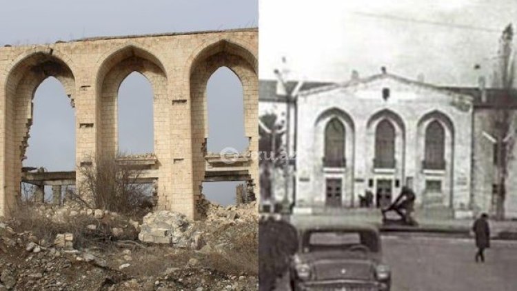    Ağdamın mədəniyyət incisindən geriyə qalanlar - Fotolar   