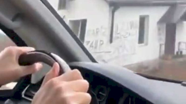    Əsgərlərin divarlara yazdığı yazılar Prezidentin diqqətini çəkdi - Video   