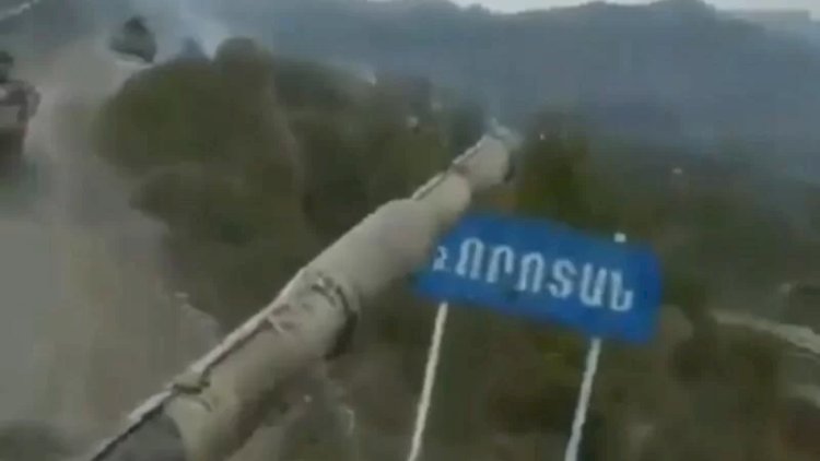    Hərbçilərimiz Qubadlının bu kəndinə daxil oldu - Video   