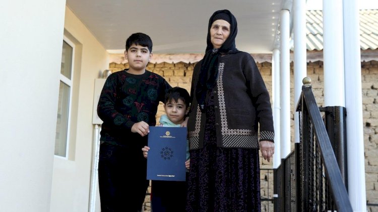    Daha 43 şəhid ailəsi və Qarabağ müharibəsi əlilinə ev verildi   