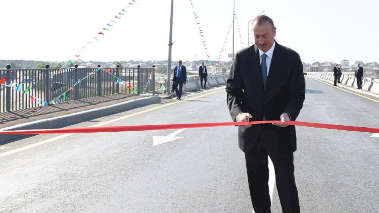    Prezident yeni yolun açılışını etdi   