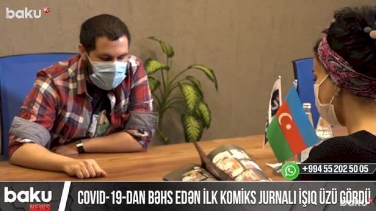    “Global Media Group” COVID-19-dan bəhs edən ilk komiks jurnalı nəşr etdi - Video   