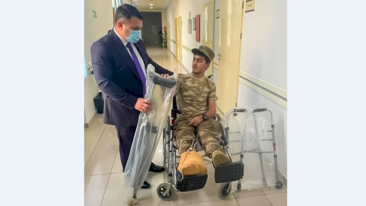    Müalicə olunan qaziyə reabilitasiya vasitələri təqdim edilib   