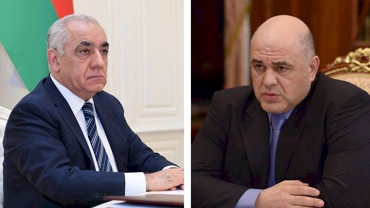    Əli Əsədovla  Mişustin Dağlıq Qarabağda bərpa məsələlərini müzakirə etdilər   